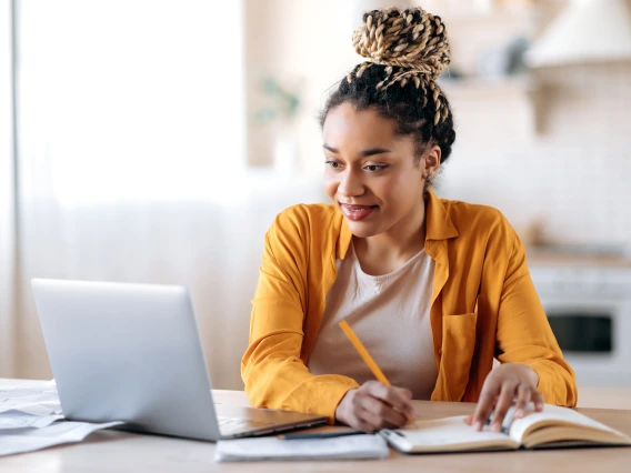 Student Studying